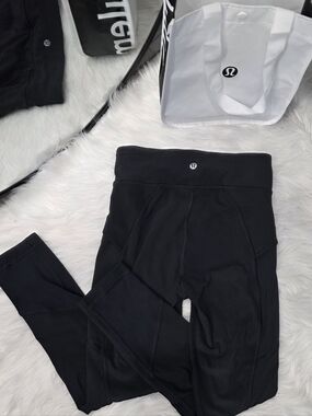 Lululemon Charcoal Gray High-Waist Pocket Leggings Size 4